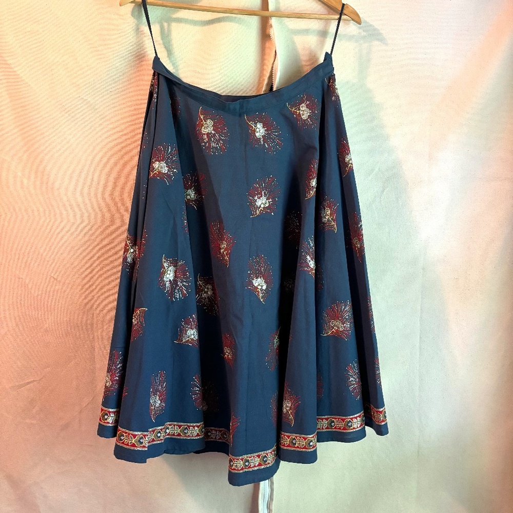 Dimri Women's Skirt Medium Blue